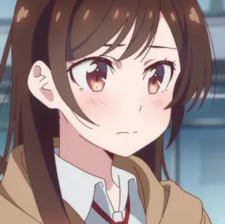 🙃 Anime, Cô gái, Hoạt hình, Dễ thương, Manga, Chân dung whatsapp sticker