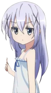 😐 Аниме, Девушка, Милая, Манга, Персонаж, Каваий telegram sticker