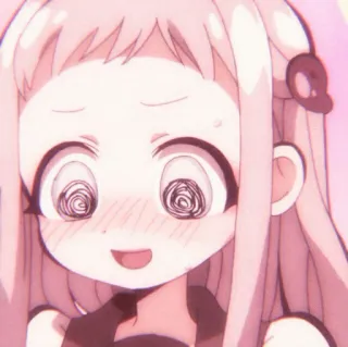 🐇 Yashiro Nene Toilet-bound Hanako-kun Anime, Manga, Mignon, Rose, Fille telegram sticker