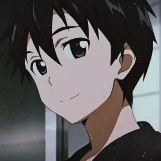 😁 anime, boy, cartoon, portrait telegram sticker