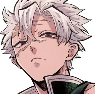 😒 Sanemi Shinazugawa Demon Slayer Anime, Demon Slayer, Sanemi Shinazugawa, Personaggio, Pilastro del Vento telegram sticker