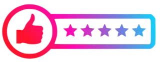 😘 Pollice in su, Valutazione, Stelle, Mi piace, Feedback telegram sticker