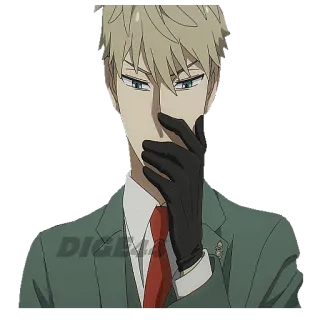 🤔 Loid Forger Spy × Family Spy x Family, Loid Forger, Anime, Ernst, Agent, Charakter telegram sticker