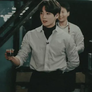 🌑 Jungkook K-pop, cantante, hombre, bebida telegram sticker