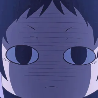🍧 anime, dibujos animados, expresión facial, ira, primer plano, retrato telegram sticker