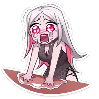 😭 Аниме, Плачущая, Девушка, Грустная, Кавай, Манга whatsapp sticker