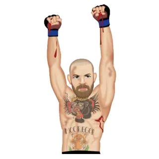 🙌 Conor McGregor MCGREGOR Conor McGregor, MMA, Combat, Sport, UFC, Tatouage telegram sticker
