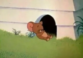 🤍 Jerry Tom and Jerry Cartoon, Maus, Tier, Jerry, Haus, Entspannung telegram sticker
