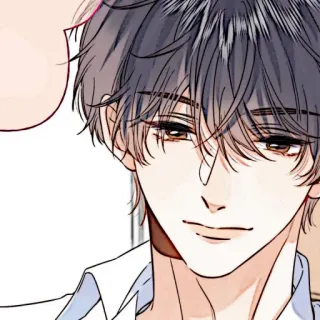 📼 Anime, Manga, Cartoon, Porträt, Mann, Illustration whatsapp sticker