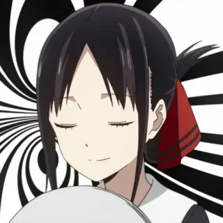 😌 Kaguya Shinomiya Kaguya-sama: Love Is War Аниме, Кагуя-сама, Любовь это война, Кагуя Синомия, милый, Манга telegram sticker