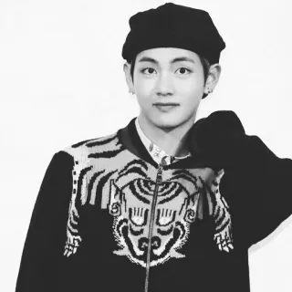 🗝 V kpop, bts, 뷔, k-pop, 가수, 아이돌 telegram sticker