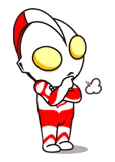 🤔 Ultraman kartun, anime, Ultraman, monster, pahlawan telegram sticker