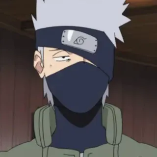 😐 Kakashi Hatake Naruto アニメ, ナルト, カカシ, 忍者, 漫画, キャラクター, 漫画 telegram sticker
