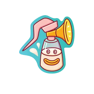 🍼 spray bottle, cleaning, cartoon, funny telegram sticker
