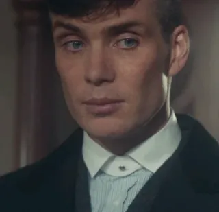 🤨 Thomas Shelby Peaky Blinders mann, porträt, ernst, peaky blinders, cillian murphy, thomas shelby, schauspieler telegram sticker