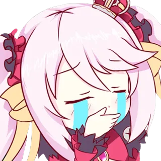 😭 anime, chorando, triste, chibi, adesivo, choroso, kawaii telegram sticker