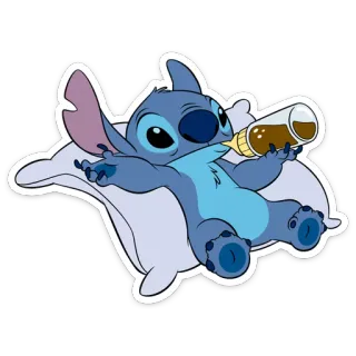 🍼 Stitch Lilo & Stitch стич, диcней, мультфильм, милый, инопланетянин, лило и стич whatsapp sticker