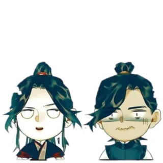 🙄 cartoon, characters, animation, chibi, asian telegram sticker