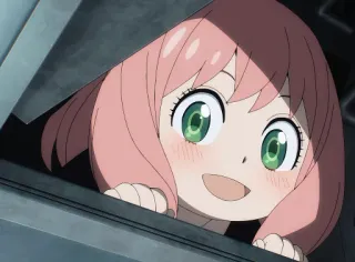 😏 Anya Forger Spy x Family Anime, Spy x Family, Anya, Carina, Ragazza whatsapp sticker