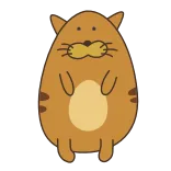 🤢 แมว, สัตว์, น่ารัก, คาวาอิ, สติกเกอร์ telegram sticker
