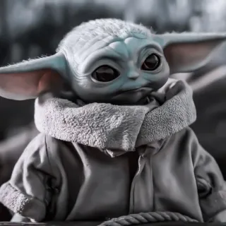🧪 Grogu The Mandalorian Grogu, Baby Yoda, The Mandalorian, Star Wars, fofo, criança, espaço telegram sticker