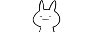 🧸 rabbit, bunny, cartoon, animal, cute telegram sticker