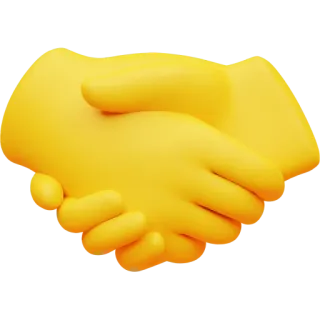 🤝 stretta di mano, accordo, affare, collaborazione whatsapp sticker