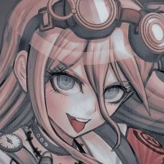 😋 Miu Iruma Danganronpa V3: Killing Harmony anime, cartoon, miu iruma, danganronpa, fanart whatsapp sticker