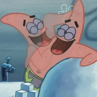 ✨ Patrick Star SpongeBob SquarePants cartoon, Patrick, Spongebob, funny, character, sea whatsapp sticker
