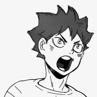 🖇 Hinata Shoyo Haikyuu!! ไฮคิว!!, ฮินาตะ โชโย, อนิเมะ, มังงะ, วอลเลย์บอล, ตัวละคร telegram sticker