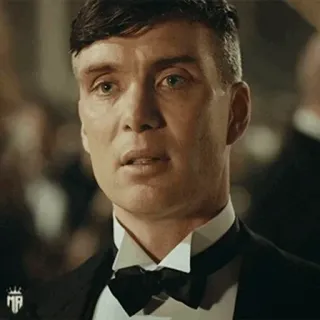 🚬 Thomas Shelby Peaky Blinders 浴血黑帮, 托马斯·谢尔比, 基利安·墨菲, 电视剧, 剧情, 伯明翰, 英国 whatsapp sticker
