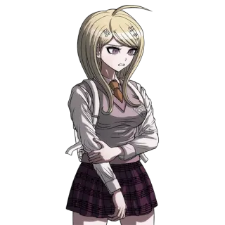 😥 Kaede Akamatsu Danganronpa V3: Killing Harmony Аниме, Манга, Девушка, Каэдэ Акамацу, Danganronpa telegram sticker