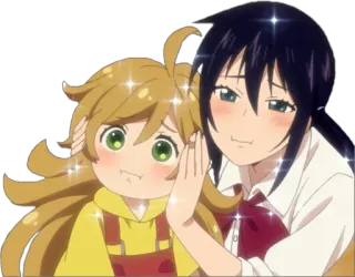 ✨ Anime, Fofo, Menina, Sorrindo telegram sticker
