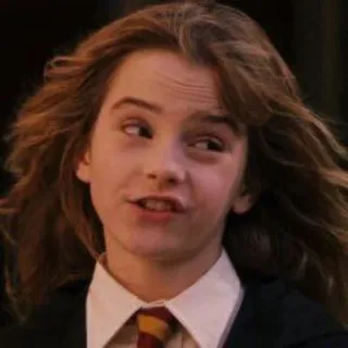 🌟 Hermione Granger Harry Potter Hermione Granger, Harry Potter, sorcière, sorcier, magie whatsapp sticker