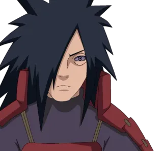 😕 Madara Uchiha Naruto Anime, Naruto, Madara, Uchiha, Mangá, Personagem telegram sticker