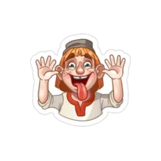 Русские  сказки telegram stickers