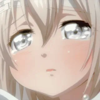 🦩 Anime, Triste, Piangendo, Ragazza, Lacrime whatsapp sticker