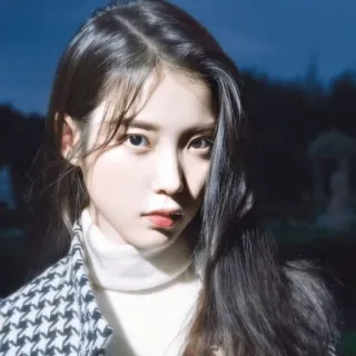 ✨️ IU korean, singer, actress, celebrity, portrait, woman telegram sticker