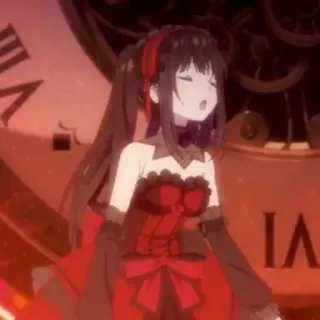 😪 Tokisaki Kurumi Date A Live อนิเมะ, ผู้หญิง, Date A Live, โทคิซากิ คุรุมิ whatsapp sticker