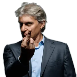 👆 middle finger, offensive gesture, man, suit telegram sticker