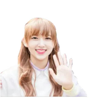 🤗 femme, personne, fille, sourire, salut, amical telegram sticker