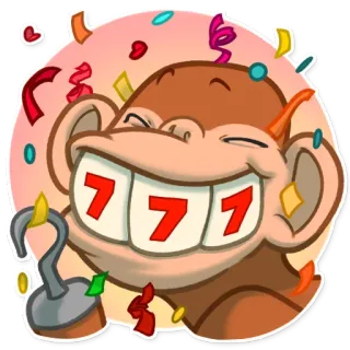 Mona Monkey telegram stickers