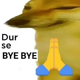 🙂 Dur se BYE BYE telegram sticker