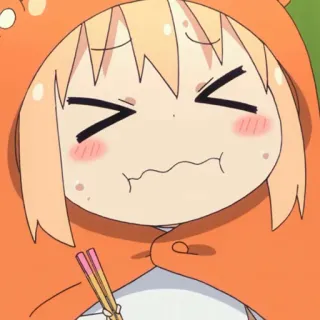 - “ Doma Umaru ” 🍿 By: @KpopStan telegram stickers