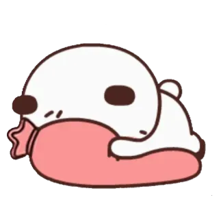 🧸 Tier, niedlich, kawaii, Illustration, Cartoon whatsapp sticker
