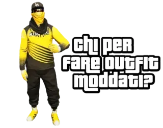 🦺 Chi per fare outfit moddati? moda, roupa, gaming, personagem, italiano, estilo telegram sticker