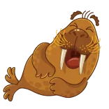 моржи и киты telegram stickers