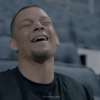 😂 Nate Diaz ufc, mma, kämpfer, boxen, sport, athlet telegram sticker