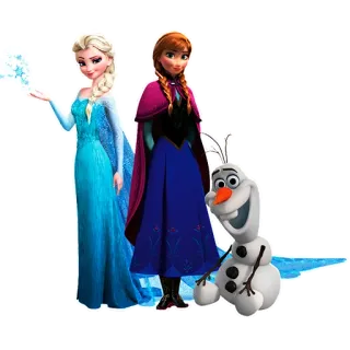 👯‍♂️ Elsa Frozen Elsa, Anna, Olaf, Disney, Frozen, cartoon, movie whatsapp sticker