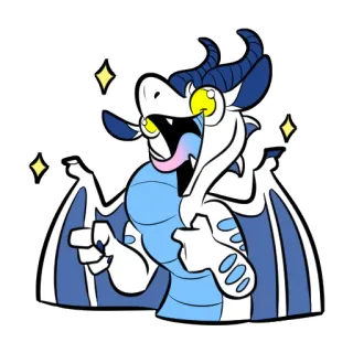 ✨ 龙, 卡通, 幻想, 可爱, 贴纸 telegram sticker